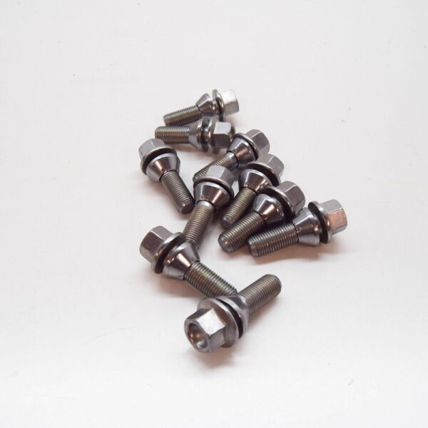 31373474 - VOLVO S60 MK1 WHEEL STUD CHROME KIT 31439230 NEW GENUINE