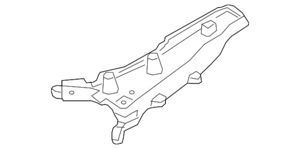 31391778 - Volvo XC90 MK2 Original RHD 31391778 Front Wing Mount Bracket