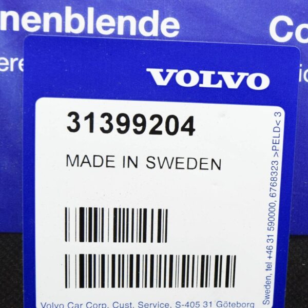 31399204 - VOLVO S80 MK2 REAR WINDOW SUNSHADE 31399204 NEW GENUINE
