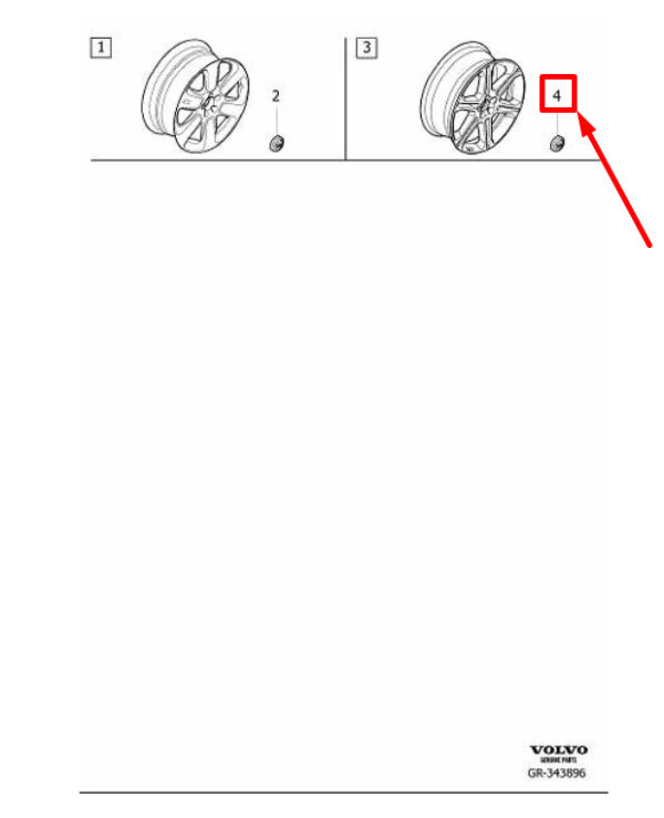 31400453 - VOLVO C30 WHEEL CENTRE CAP 31400453 NEW GENUINE