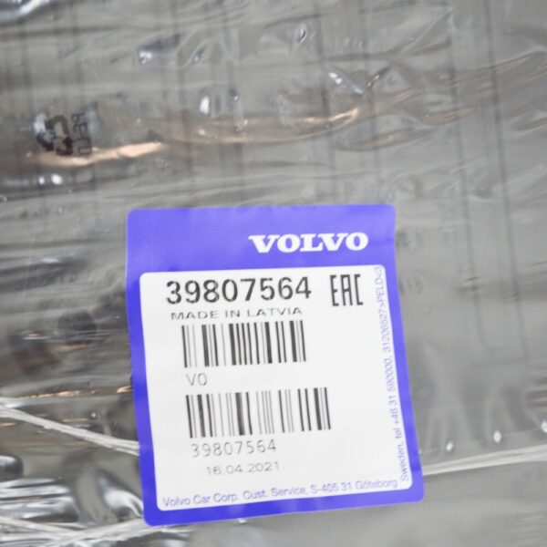39807564 - Volvo S80 MK2 Rubber Floor Off Black Mats Set LHD 39807564 NEW GENUINE