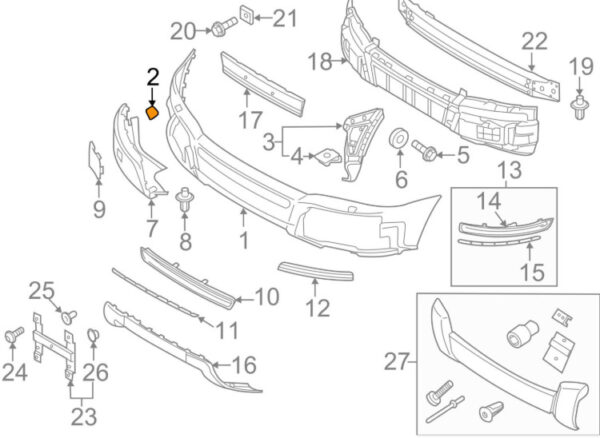 39875253 - VOLVO XC90 MK1 FRONT LEFT HEADLIGHT WASHER CAP 39875253 GENUINE