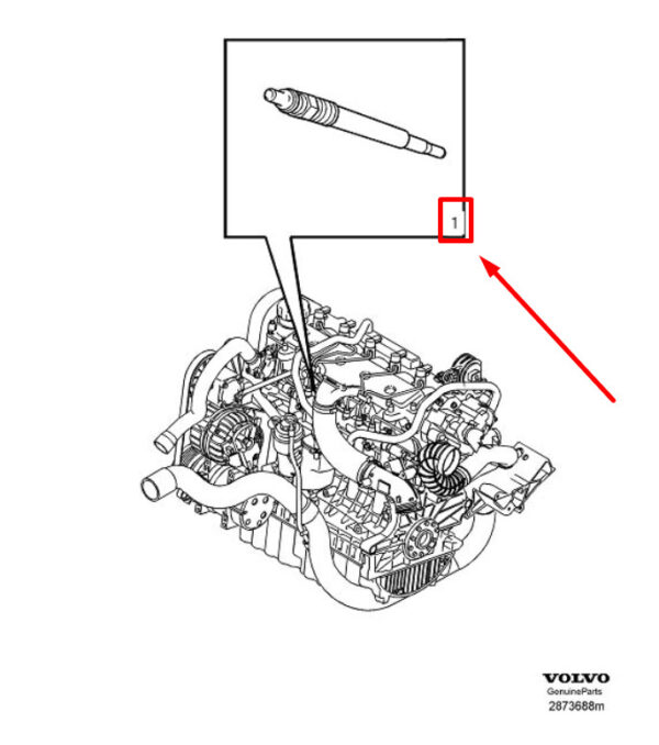 8631607 - VOLVO S60 MK1 GLOW PLUG 8631607 NEW GENUINE
