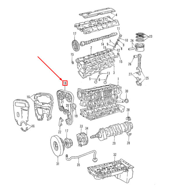 9135553 - VOLVO S90 MK1 ENGINE TIMING BELT 9135553 NEW GENUINE