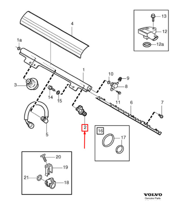 9186060 - Volvo S60 MK1 injector 9186060 NEW ORIGINAL