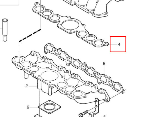 9440982 - Volvo S80 MK1 Intake Manifold Gasket 9440982 NEW REAL