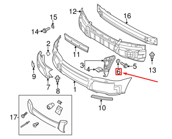 986499 - VOLVO XC90 MK1 FLANGE WASHER 986499 NEW GENUINE
