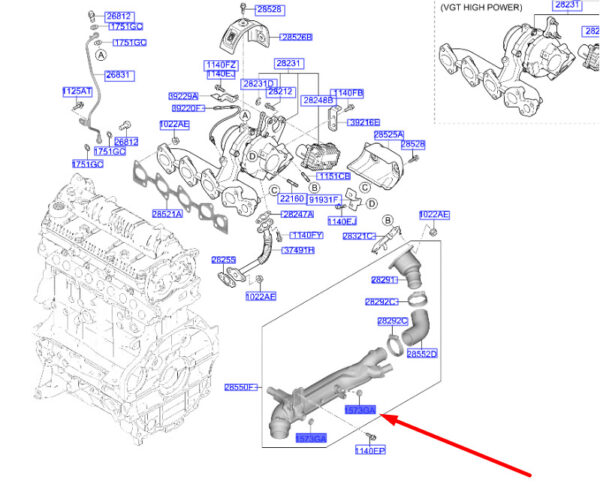 1573418000 - Hyundai Tucson NX4 MK4 Outlet Channel Sealing Cap 1573418000, Original