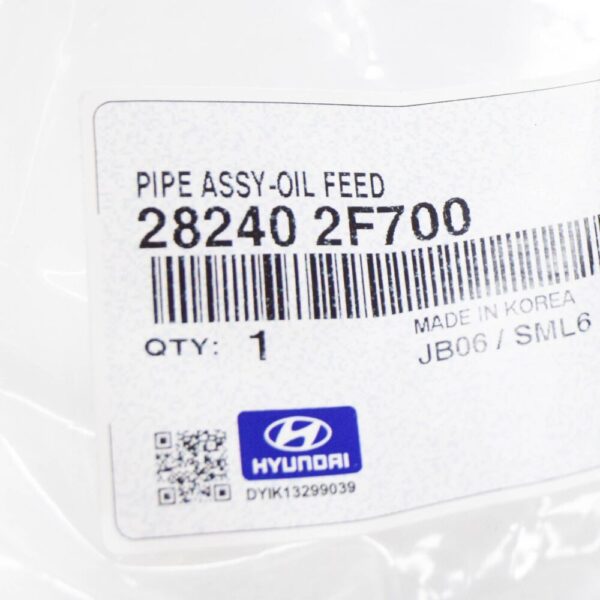 282402F700 - HYUNDAI SANTA FÉ MK3 DM Oil Feed Pipe Assy 282402F700 NEW GENUINE