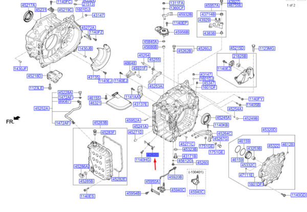 426203B110 - Hyundai Santa Fe MK3 DM Eingangsdrehzahlsensor Baugruppe 426203B110 NEU ORIGINAL