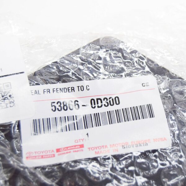 538660D300 - TOYOTA YARIS P21 Front RH Fender To Cowl Side Seal 538660D300 NEW GENUINE