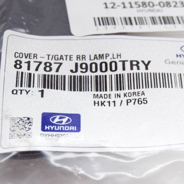 81787J9000TRY - HYUNDAI KONA MK1 Rear Lid Left Tail Lamp Cover 81787J9000TRY NEW GENUINE