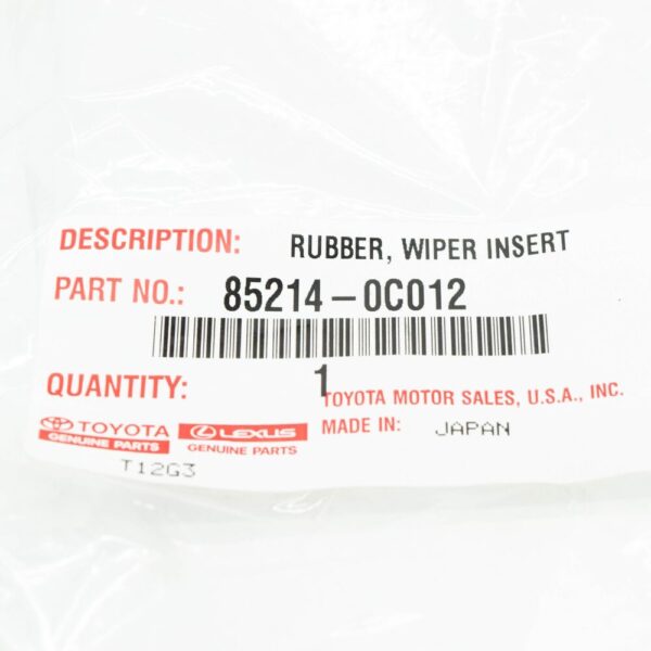 852140C012 - Toyota Sienna L3 Windshield Wiper Blade Refill 85214-0C012, NEW, ORIGINAL