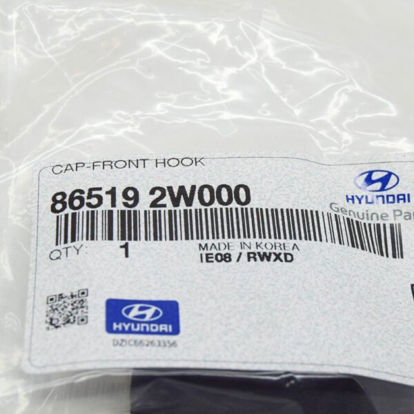 865192W000 - Hyundai Santa Fe III DM Front Bumper Towel Eye Cover 865192W000 NEW
