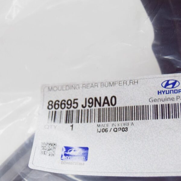 86695J9NA0 - HYUNDAI KONA MK1 REAR RIGHT BUMPER MOLDING 86695J9NA0 NEW GENUINE