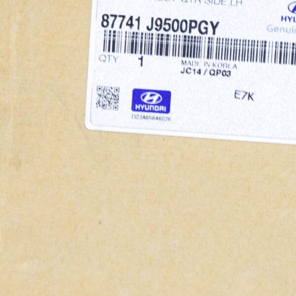 87741J9500PGY - HYUNDAI KONA MK1 Rear Left Quarter Side Garnish Assy 87741J9500PGY NEW GENUINE