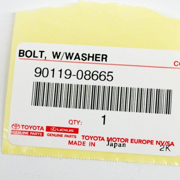 9011908665 - Toyota Supra A80 Front Wheel Run Housing Screw Nut Bolt 90119-08665 NEW