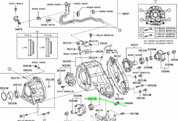 9031141013 - Toyota Hilux Pick-up AN10 Transmission Oil Gasket 9031141013 NEW ORIGINAL