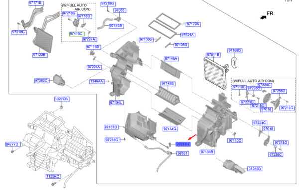 971431Y100 - Hyundai i20 MK3 Klimaanlagen-Verdampfer-Thermistorbaugruppe 971431Y100, Original