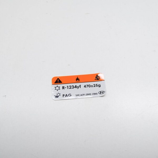 97699C8000 - Hyundai i20 MK3 Refrigerator Label 97699C8000 NEW GENUINE