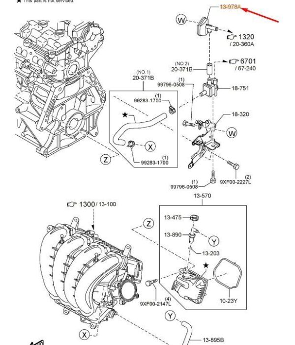 PY0113978 - MAZDA CX-5 MK2 Catch Tank PY0113978 NEW GENUINE