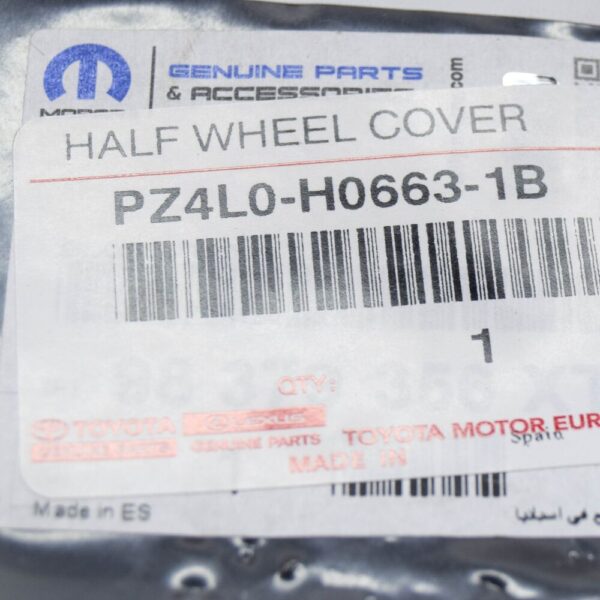 PZ4L0H06631B - TOYOTA PROACE CITY MPV Wheel Cover Cap PZ4L0H06631B NEW
